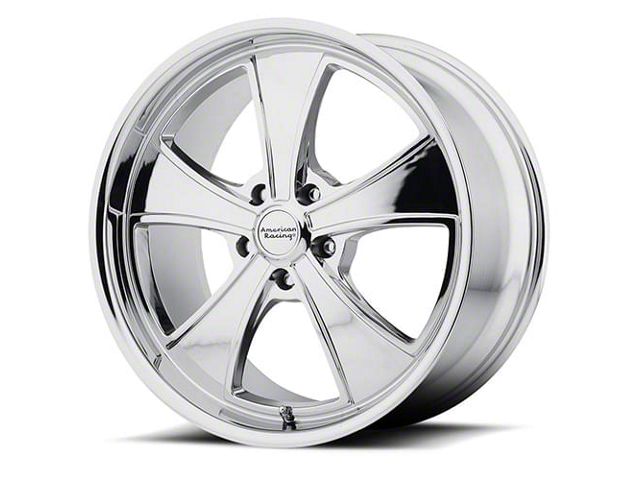 American Racing Challenger Mach 5 Chrome Wheel; 20x9; 15mm Offset ...