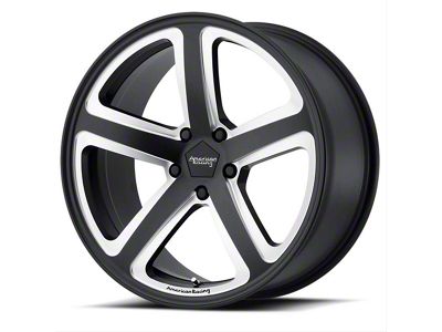 American Racing Hot Lap Satin Black Milled Wheel; 20x9 (11-23 RWD Charger, Excluding Widebody)