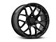 AMR Gloss Black Wheel; Rear Only; 18x10 (15-23 Mustang EcoBoost w/o Performance Pack, V6)