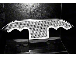 Exhaust Filler Panel for Stock Exhaust; Perforated Stainless Steel (97-04 Corvette C5)