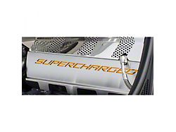 Fuel Rail Covers; Orange Carbon Fiber (15-19 Corvette C7 Z06)