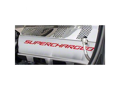 Fuel Rail Covers; Bright Red Solid (15-19 Corvette C7 Z06)