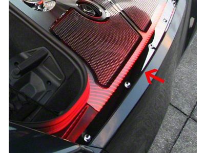 Illuminated Fender Cap Covers; Polished (20-25 Corvette C8 Coupe)