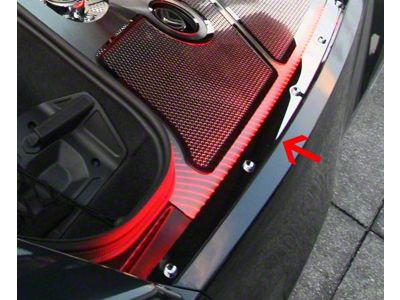 Illuminated Fender Cap Covers; Polished (20-24 Corvette C8 Coupe)