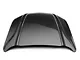 Anderson Composites 4-Inch Type-CJ Cowl Hood; Double Sided Carbon Fiber (18-23 Mustang GT, EcoBoost)