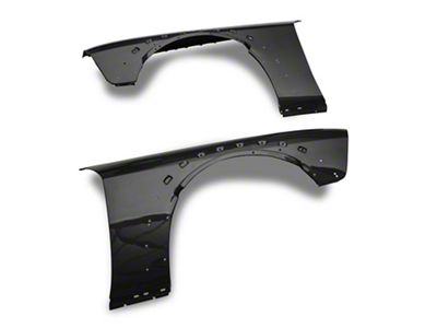 Anderson Composites Front Fenders; Carbon Fiber (18-23 Challenger Widebody)