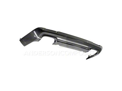 Anderson Composites Rear Valance; Carbon Fiber (18-23 Challenger Widebody)