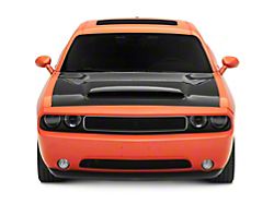 Anderson Composites Type-OE Demon Hood; Carbon Fiber (08-23 Challenger, Excluding SRT Hellcat Redeye)
