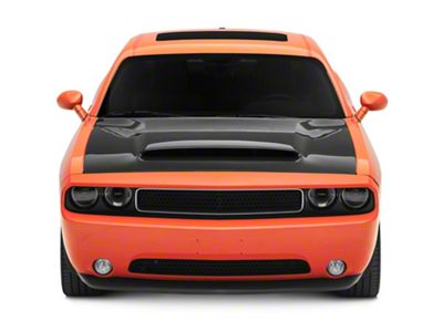 Anderson Composites Type-OE Demon Hood; Carbon Fiber (08-23 Challenger, Excluding SRT Hellcat Redeye)