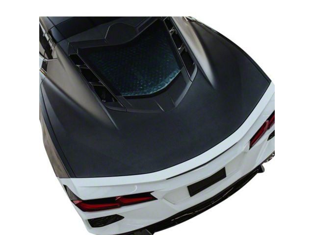 Anderson Composites Decklid; Dry Carbon Fiber (20-24 Corvette C8 Coupe, Excluding Z06)