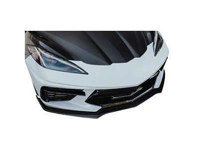 Anderson Composites Front Splitter; Carbon Fiber (20-24 Corvette C8, Excluding Z06)