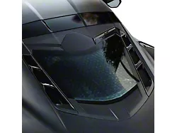 Anderson Composites Rear Decklid Housing Panel; Carbon Fiber (20-24 Corvette C8 w/ Backup Camera)