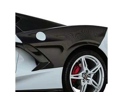 Anderson Composites Rear Fenders; Carbon Fiber (20-23 Corvette C8, Excluding Z06)