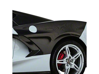 Anderson Composites Rear Fenders; Carbon Fiber (20-24 Corvette C8, Excluding Z06)