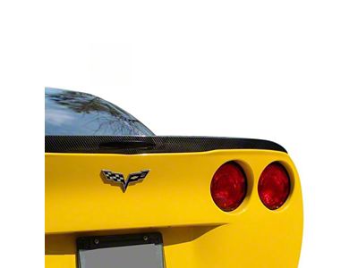 Anderson Composites Type-LW Wide Width Racing Style Rear Spoiler; Carbon Fiber (05-09 Corvette C6)