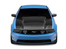 Anderson Composites 3-Inch Type-CJ Cowl Hood; Carbon Fiber (10-12 Mustang GT, V6)