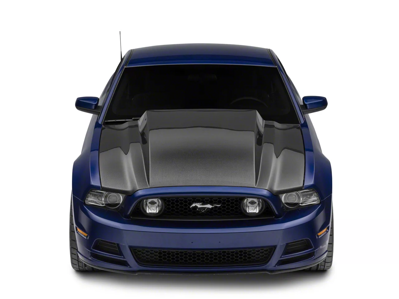 Anderson Composites Mustang 4-Inch Type-CJ Cowl Hood; Double Sided Carbon  Fiber AC-HD18FDMU-CJ-DS (18-23 Mustang GT, EcoBoost) - Free Shipping