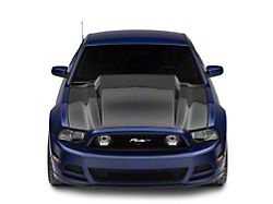 Anderson Composites 4-Inch Type-CJ Cowl Hood; Carbon Fiber (13-14 Mustang GT, V6; 10-14 Mustang GT500)