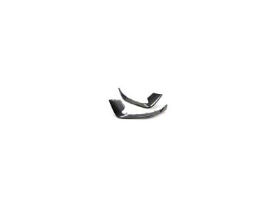 Anderson Composites Front Bumper Inserts; Carbon Fiber (15-20 Mustang GT350)