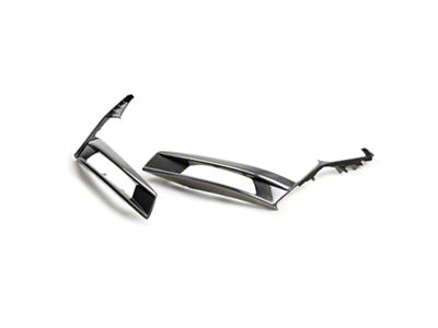 Anderson Composites Turn Signal Bezels; Carbon Fiber (20-22 Mustang GT500)
