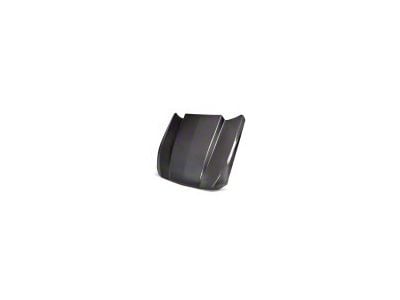Anderson Composites Type-CJ Hood; Double Sided Carbon Fiber (24-25 Mustang)