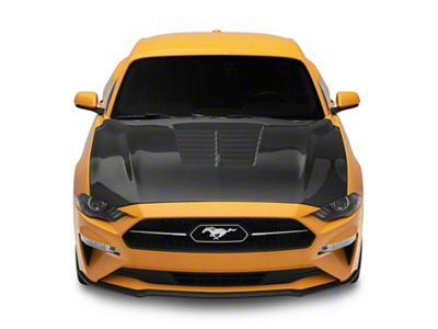 Anderson Composites Type-GT5 GT500 Style Hood; Double Sided Carbon Fiber (18-23 Mustang GT, EcoBoost)