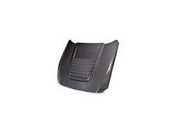 Anderson Composites Type-GT5 Hood; Double Sided Carbon Fiber (24-25 Mustang)
