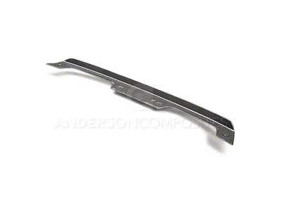 Anderson Composites Type-OE GT500 Style Rear Spoiler Gurney Flap; Carbon Fiber (15-23 Mustang Fastback)