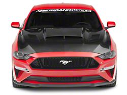 Anderson Composites Ram Air Hood; Carbon Fiber (18-23 Mustang GT, EcoBoost)