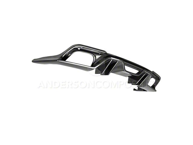 Anderson Composites Type-AR Rear Valance; Carbon Fiber (18-23 Mustang GT, EcoBoost)
