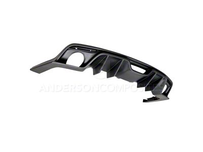 Anderson Composites Type-AR Rear Valance; Unpainted (15-17 Mustang GT Premium, EcoBoost Premium)