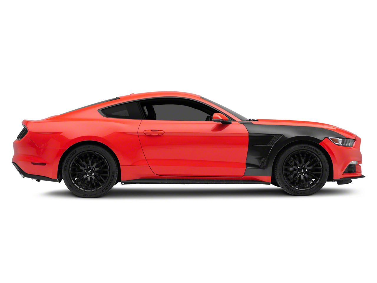 Anderson Composites Mustang Type-AT Front Fenders; Carbon Anderson Composites Mustang Type-AT Front Fenders; Carbon