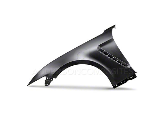 Anderson Composites Type-GR Fender Inserts for Type-GR GT350 Style Fenders; Unpainted (15-17 Mustang GT, EcoBoost, V6)