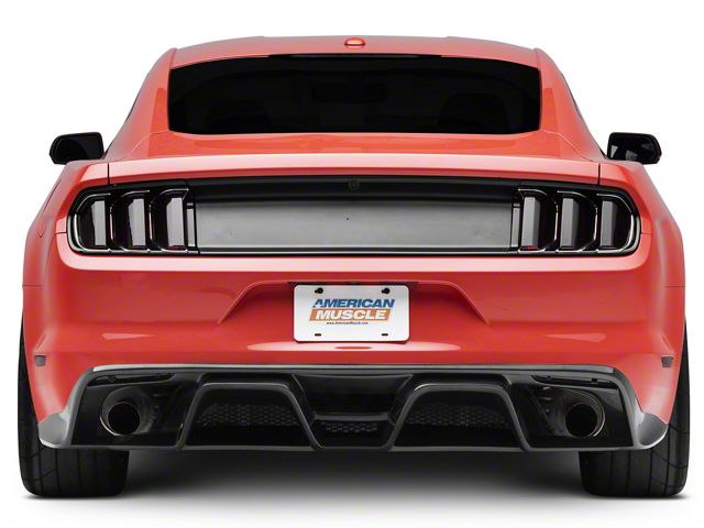 Anderson Composites Type-GR GT350 Style Rear Diffuser; Carbon Fiber (15-17 Mustang GT Premium, EcoBoost Premium)