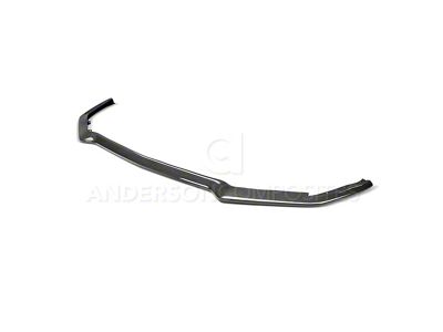 Anderson Composites Type-OE Front Chin Splitter; Carbon Fiber (18-23 Mustang GT, EcoBoost)