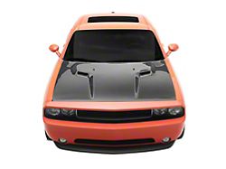 Anderson Composites Type-OE Hood; Carbon Fiber (08-14 Challenger)