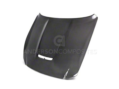 Anderson Composites Type-OE Hood; Carbon Fiber (15-20 Mustang GT350)