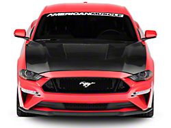 Anderson Composites Type-SA Heat Extractor Hood; Carbon Fiber (18-23 Mustang GT, EcoBoost)