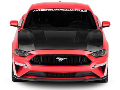 Anderson Composites Type-SA Heat Extractor Hood; Carbon Fiber (18-23 Mustang GT, EcoBoost)