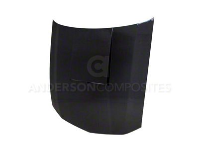 Anderson Composites Type-SC Ram Air Hood; Carbon Fiber (05-09 Mustang GT, V6)