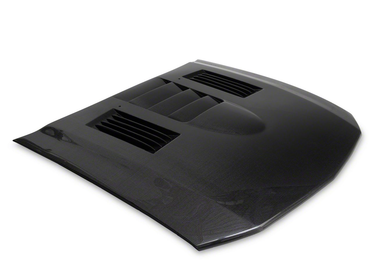 Anderson Composites Mustang Type-SS Hood; Carbon Fiber AC