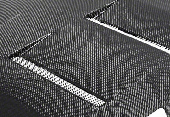 Anderson Composites Mustang Type-TS Hood; Carbon Fiber AC