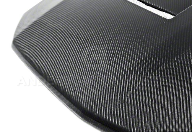 Anderson Composites Mustang Type-TS Hood; Carbon Fiber AC