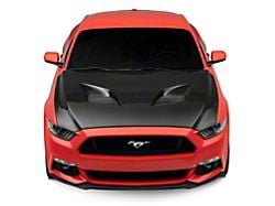 Anderson Composites Type-TT Hood; Double Sided Carbon Fiber (15-17 Mustang GT, EcoBoost, V6)