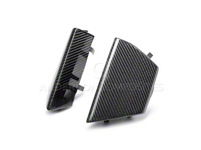 Anderson Composites Upper Grille Inserts; Carbon Fiber (15-20 Mustang GT350)