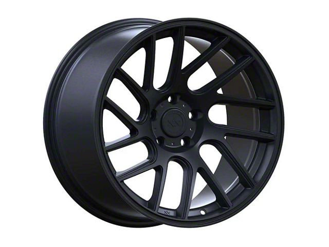 Anovia Wheels Elder Raven Satin Black 4-Wheel Kit; 18x9.5 (94-98 Mustang)