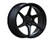 Anovia Wheels Titan Satin Black Wheel; 18x8.5 (05-09 Mustang GT, V6)