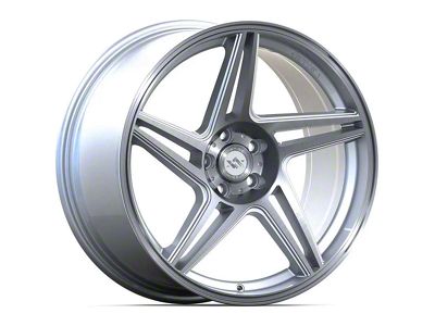 Anovia Wheels Carrier Brushed Silver 4-Wheel Kit; 18x9.5; 35mm Offset (24-25 Mustang EcoBoost w/o Performance Pack)