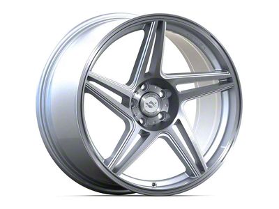 Anovia Wheels Carrier Brushed Silver 4-Wheel Kit; 18x9.5 (2024 Mustang EcoBoost w/o Performance Pack)