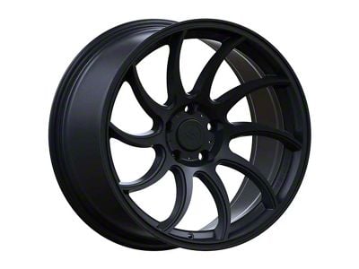 Anovia Wheels Night Raven Satin Black 4-Wheel Kit; 18x9.5 (2024 Mustang EcoBoost w/o Performance Pack)
